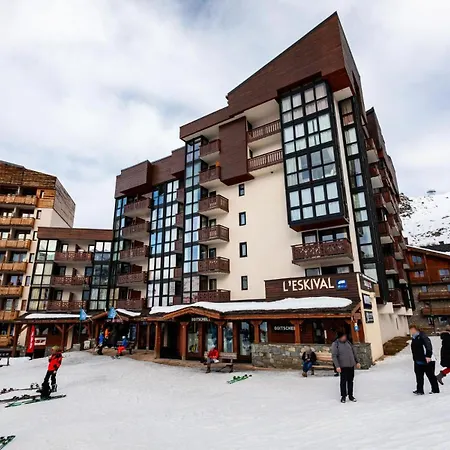 Eskival - 2 Pieces Pour 4 Personnes 92 Val Thorens