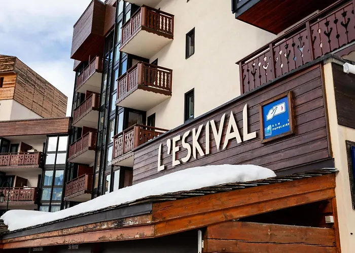 公寓 Eskival - Eskival 35m² 4 Pers Centre Station Acces Direct Sur Les Pistes Mae-7592 瓦托伦斯